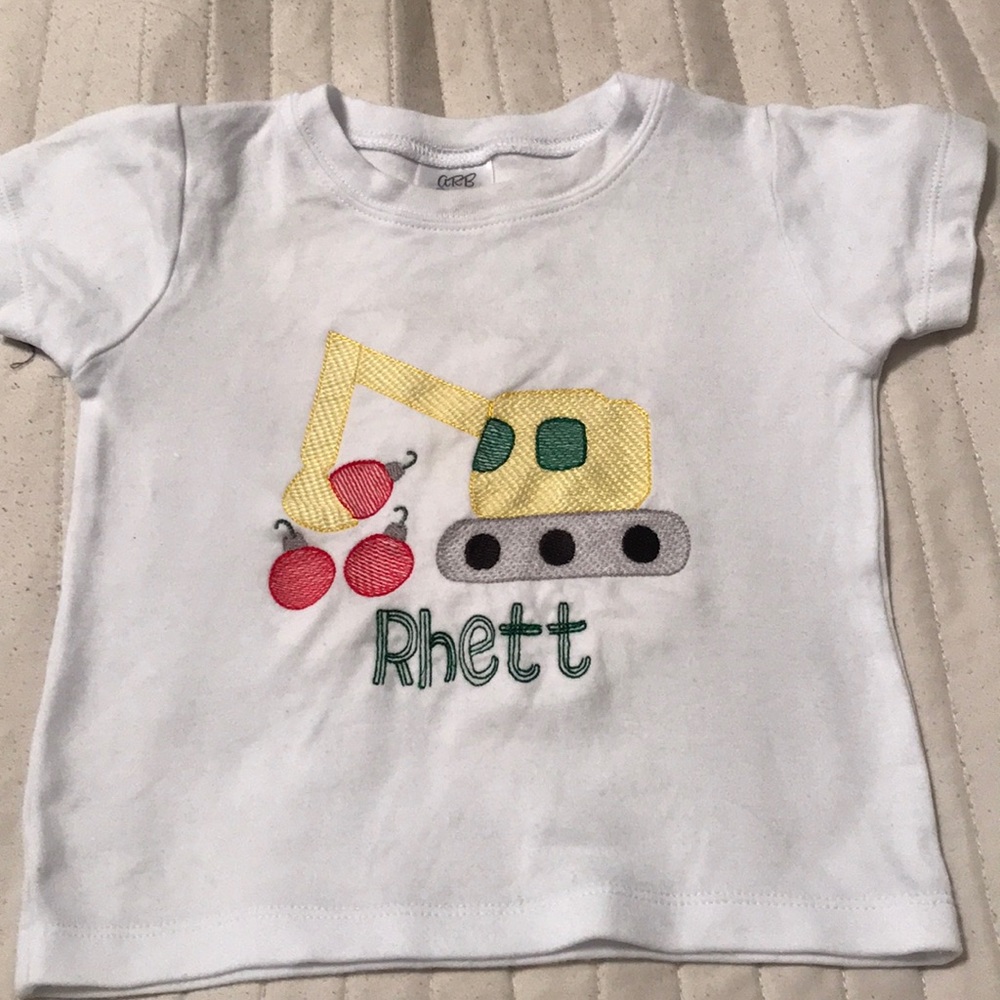 Custom Rhett construction Christmas shirt